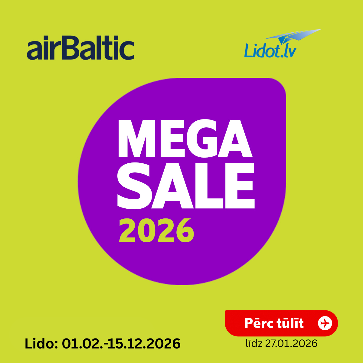 lidot.lv akcija Airbaltic